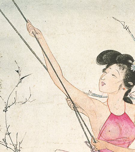 潜山-胡也佛的仕女画和最知名的金瓶梅秘戏图